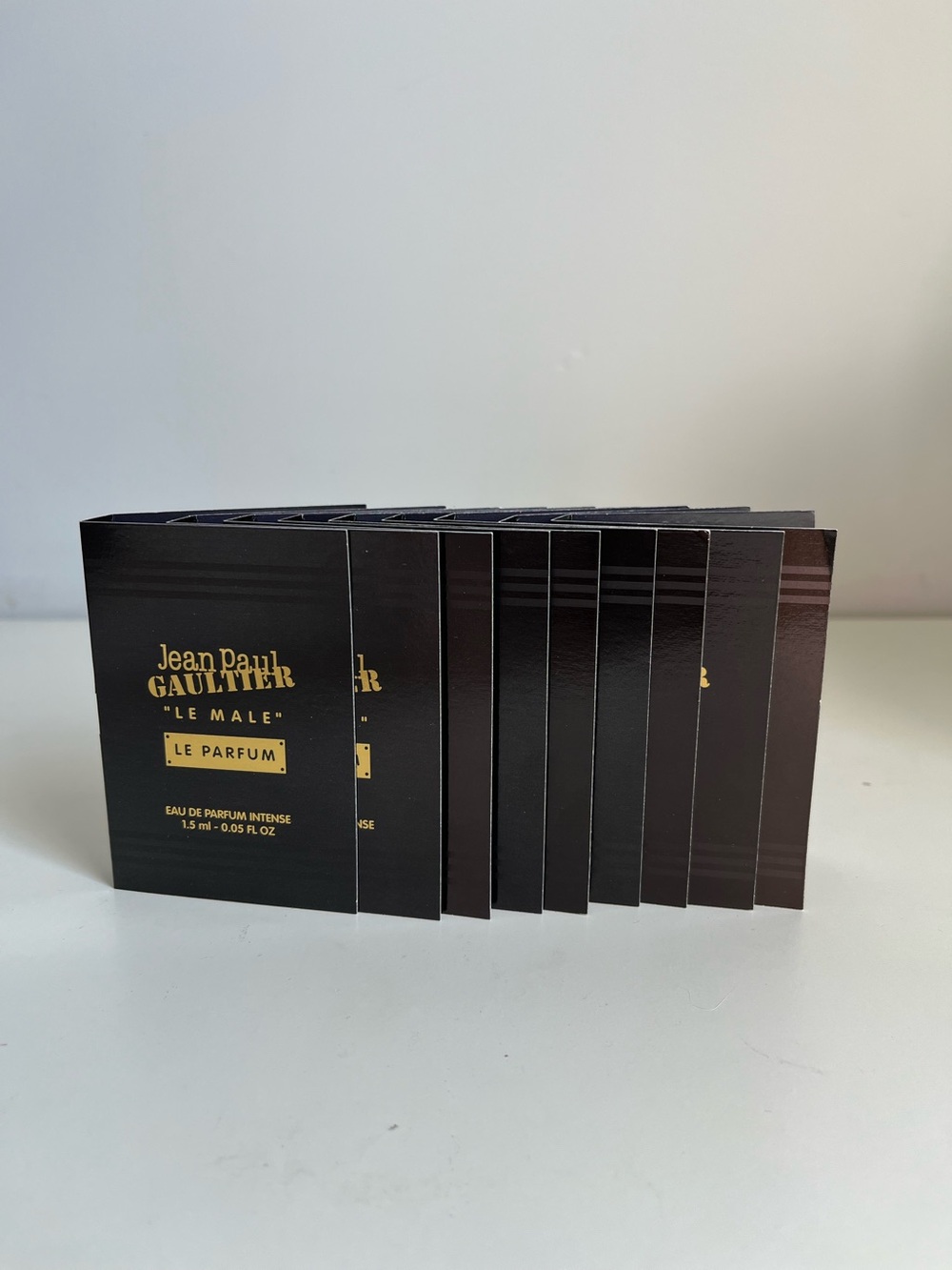 9/19$ Jean Paul Gaultier Le Male Le Parfum Sample Pack of 9